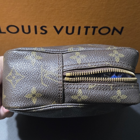Louis Vuitton Trousse Toilet Pouch Missing Zipper Pull Vintage - Picture 8 of 16